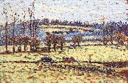 Camille Pissarro Sunset oil painting reproduction